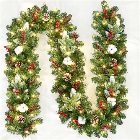 battery operated garland christmas|battery operated christmas garland sale.